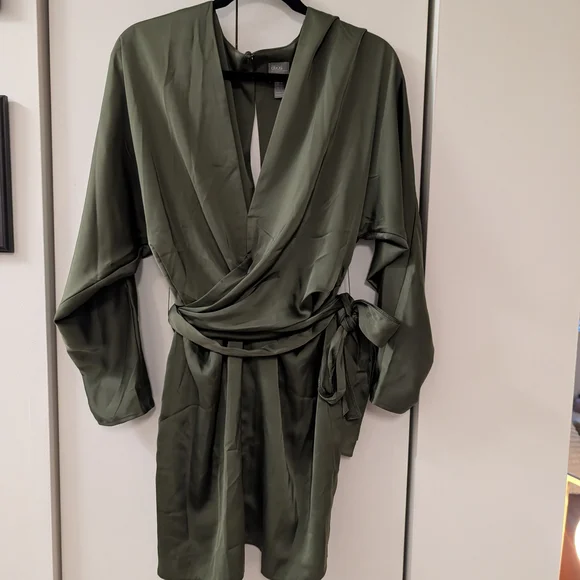 ASOS Olive Green Dress - Picture 1 of 3